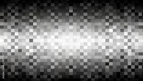 Pixelated black and white background imitation