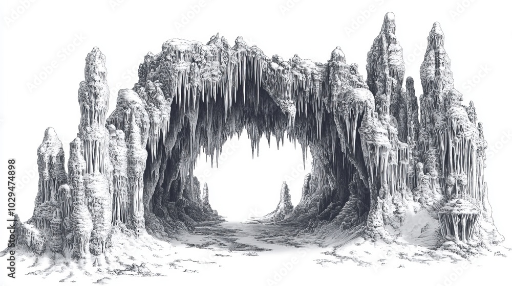 Icy Cave Entrance Icy Cave Entrance
