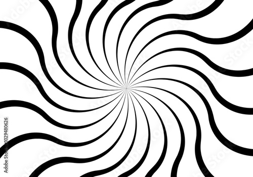 Fondo de rotación de barras negras en remolino