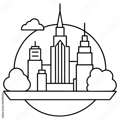 a small town in upstate New York on the Hudson River named Sourwood. It should include a firehouse and pine trees