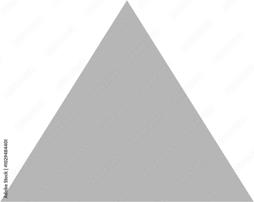 Triangle isolated on white background Triangle isolated on white background