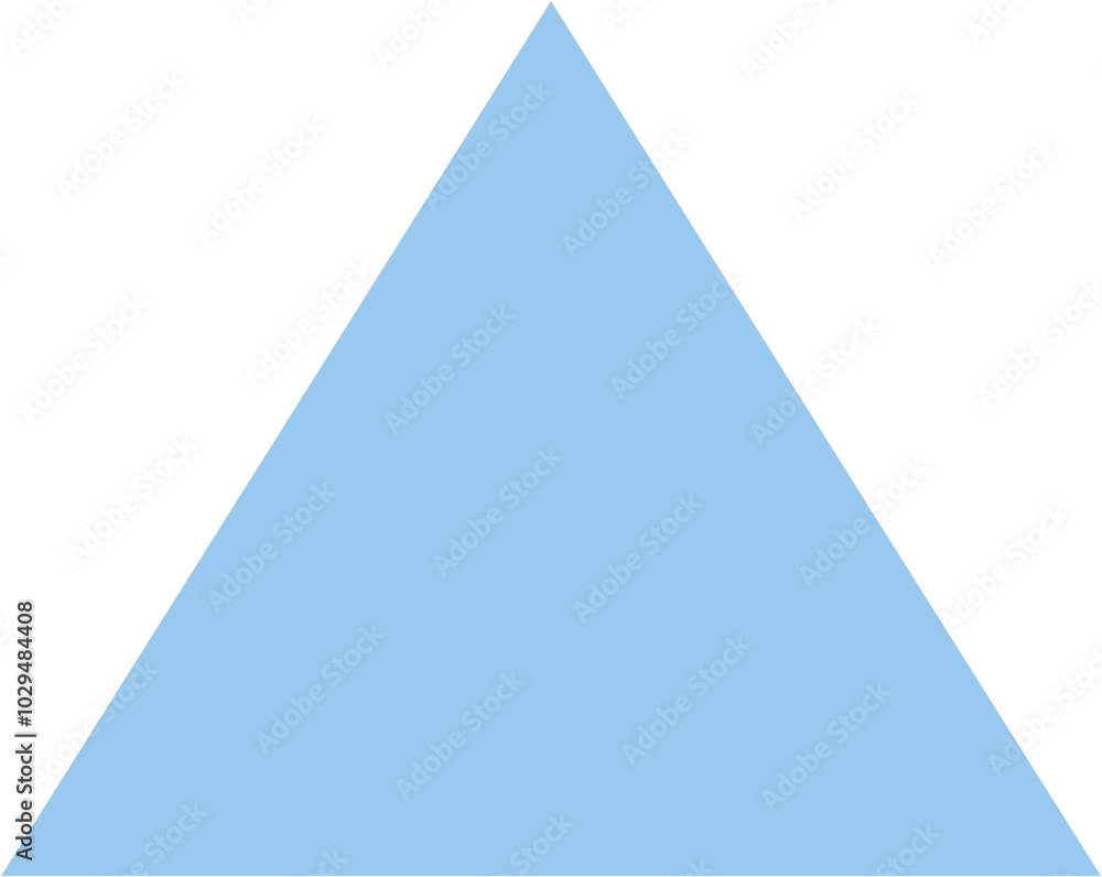 Triangle isolated on white background Triangle isolated on white background