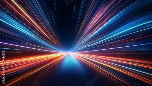 flowing speed lines technology background