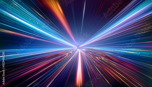 flowing speed lines technology background