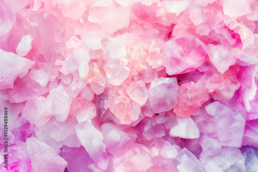 Pink rose quartz texture background pattern or banner Pink rose quartz texture background pattern or banner