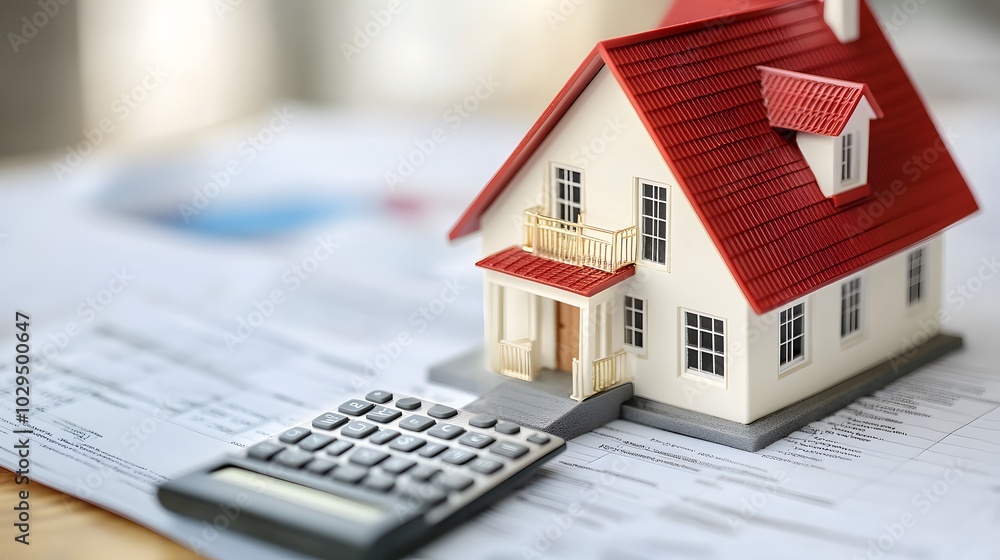 Real Estate concept, Agent to present the property .price for loan investment chart graph documents and calculating table payment to customer. Real Estate concept, Agent to present the property .price for loan investment chart graph documents and calculating table payment to customer.