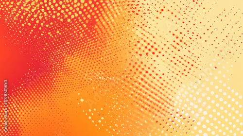 Wallpaper Mural A vibrant swirl of colorful dots creates a mesmerizing digital landscape of warm hues and patterns Torontodigital.ca