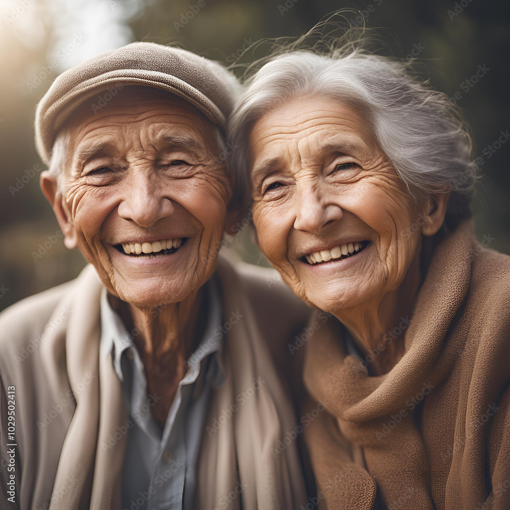 portrait of smiling couple portrait of smiling couple