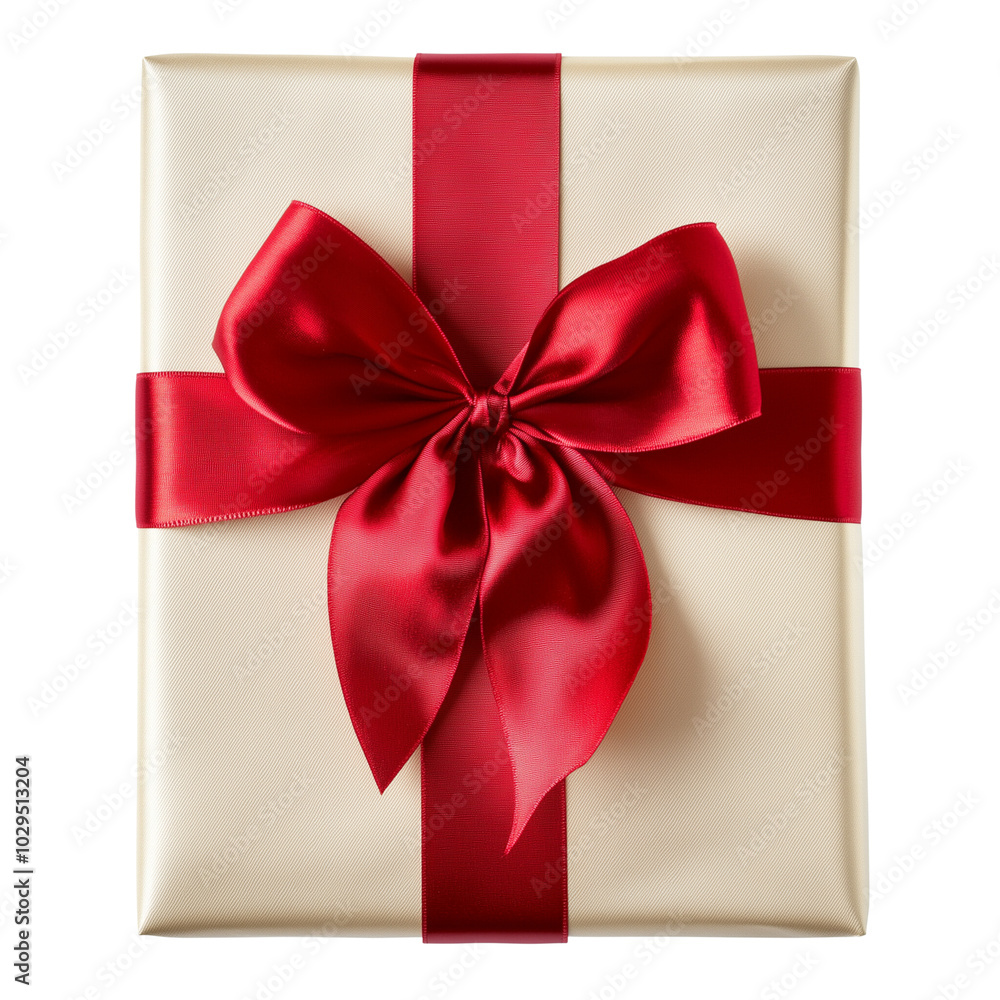 Christmas gift with a lavish bow and ribbon isolated on transparent background (3) Christmas gift with a lavish bow and ribbon isolated on transparent background (3)