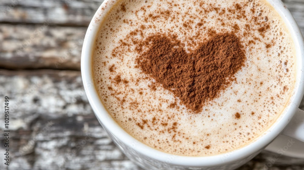 Coffee art: heart-shaped latte for cozy cafes and culinary blogs Coffee art: heart-shaped latte for cozy cafes and culinary blogs