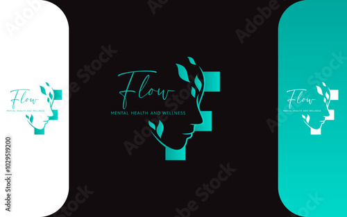 Mental health logo modern and clear