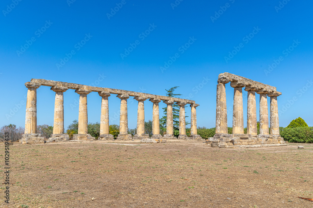 Temple des Tavole Palatine, Metaponto, Italie Temple des Tavole Palatine, Metaponto, Italie