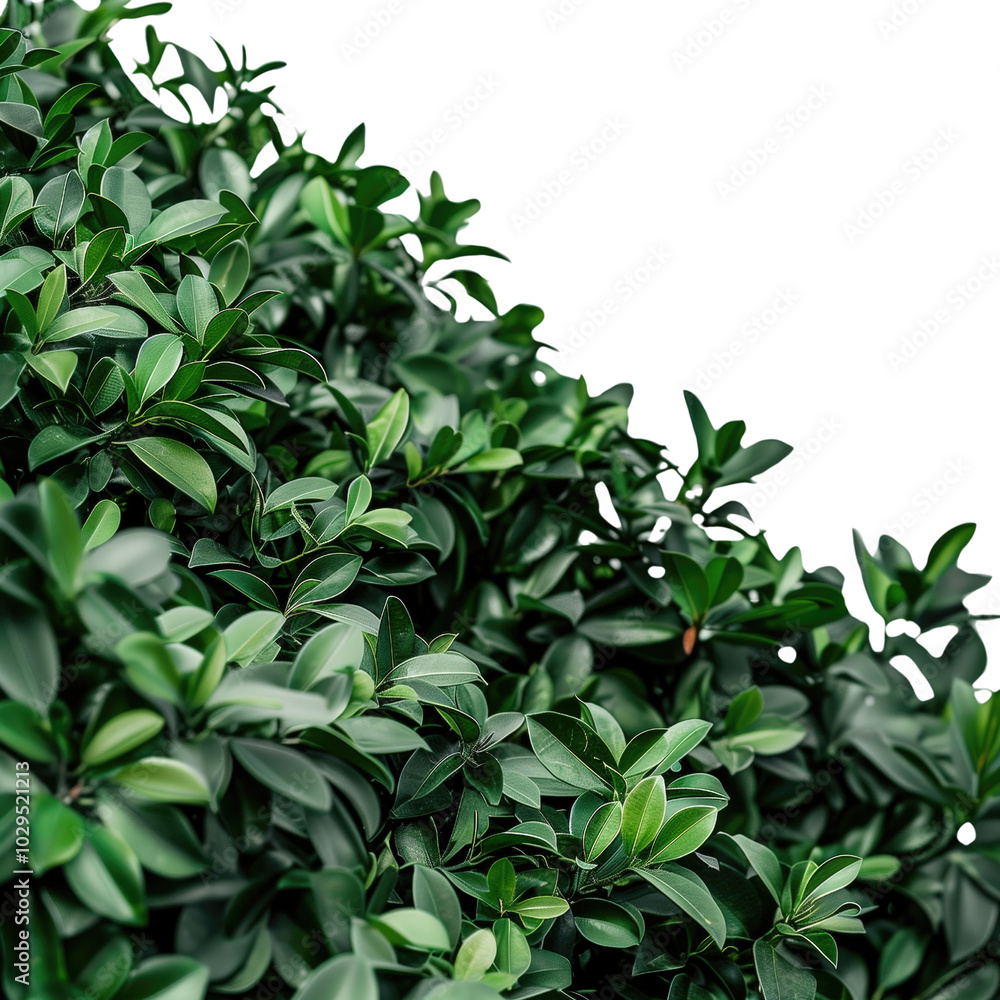 Lush Green Foliage on transparent background Lush Green Foliage on transparent background