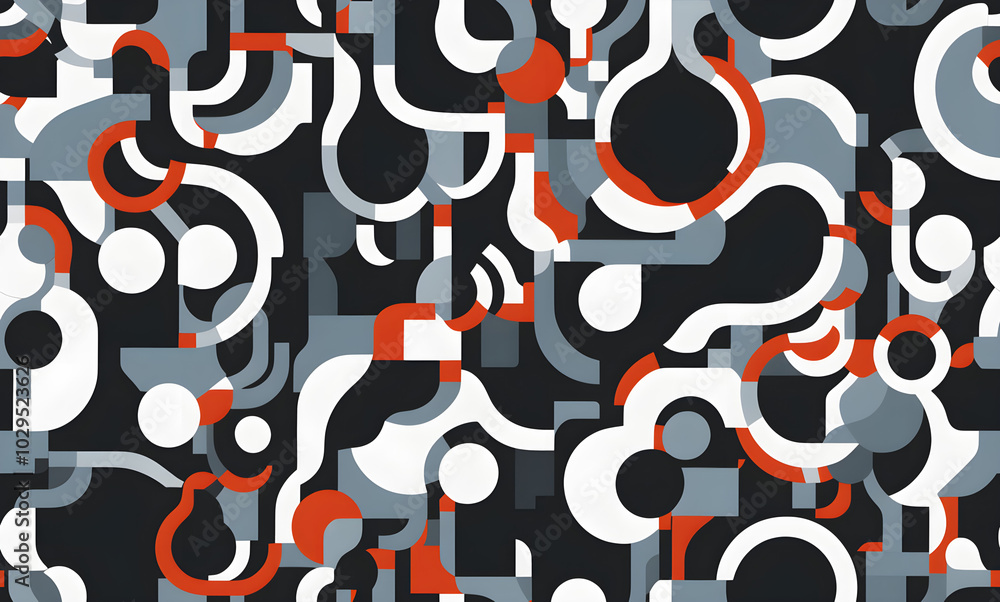 Abstract seamless pattern. AI generated. Abstract seamless pattern. AI generated.