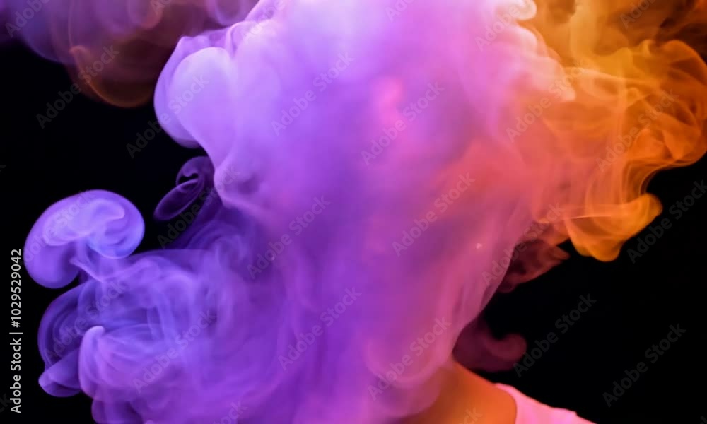 smoke on black background, colorful smoke on black background smoke on black background, colorful smoke on black background
