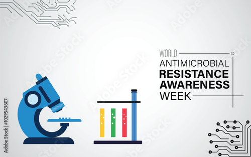 world antimicrobial awareness week. antimicrobial awareness creative