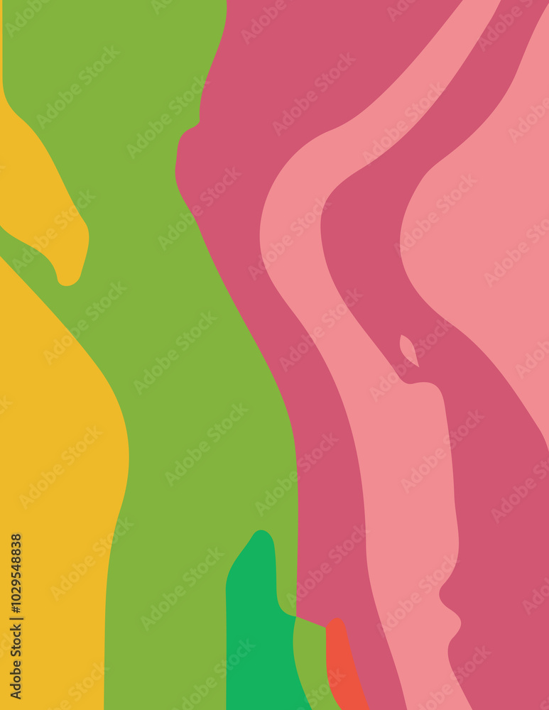 abstract background with untidy waves Illustration
