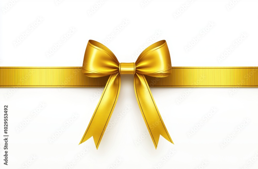 The background of this modern is a shiny white background with gold satin ribbons. The background of this modern is a shiny white background with gold satin ribbons.