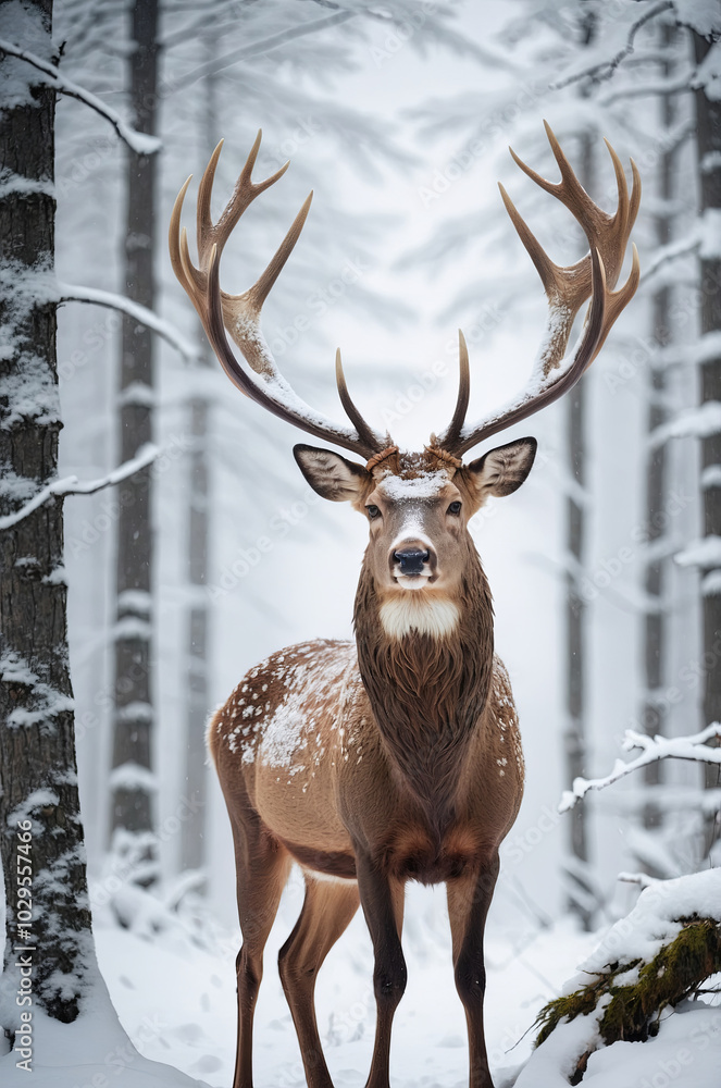 deer in the woods deer in the woods