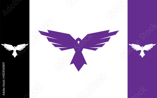 Eagle Icon monogram simple modern and minimalist 