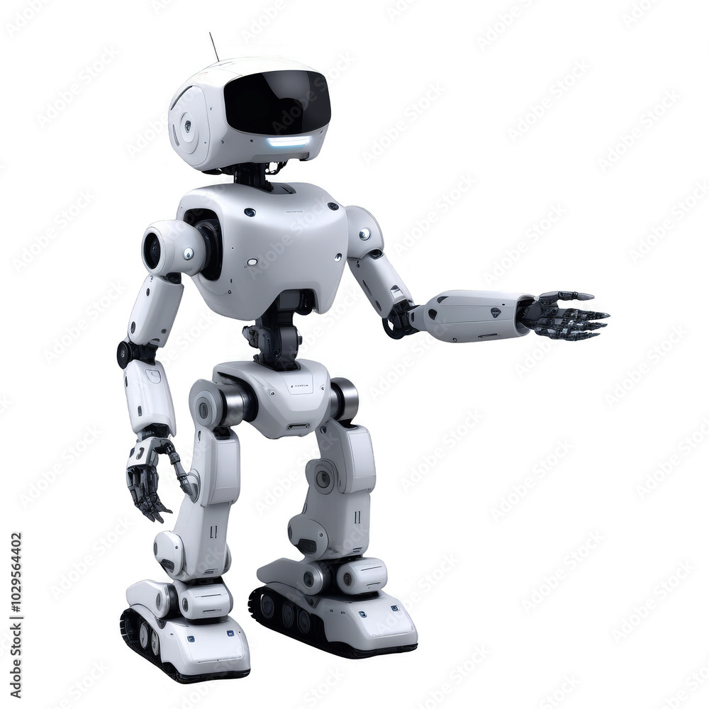 High-Tech Military Robot Illustration High-Tech Military Robot Illustration