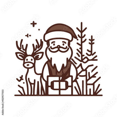 icon santa for natal