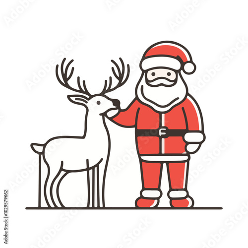 icon santa for natal