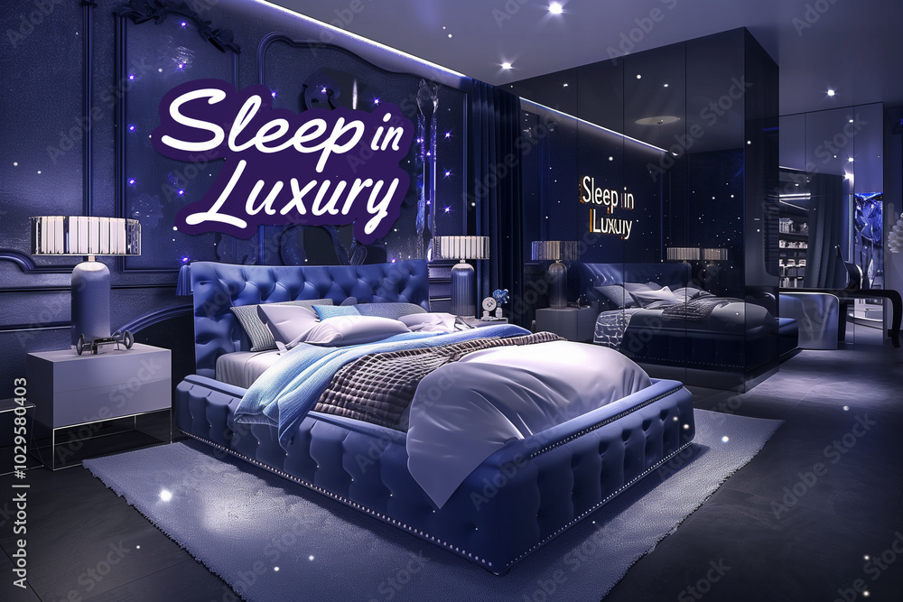 luxurious bedroom interior with contemporary decor luxurious bedroom interior with contemporary decor