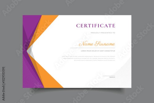 certificate template design