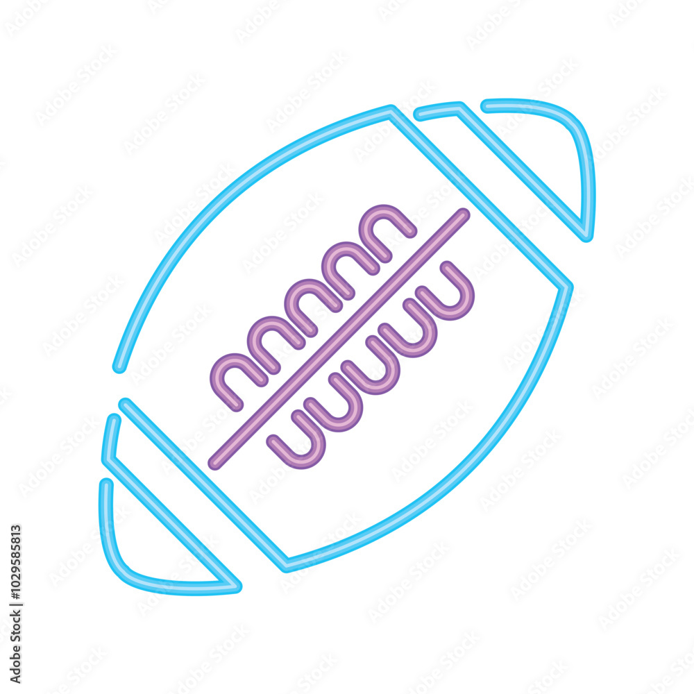 Φωτογραφία american football balloon sport neon lighs