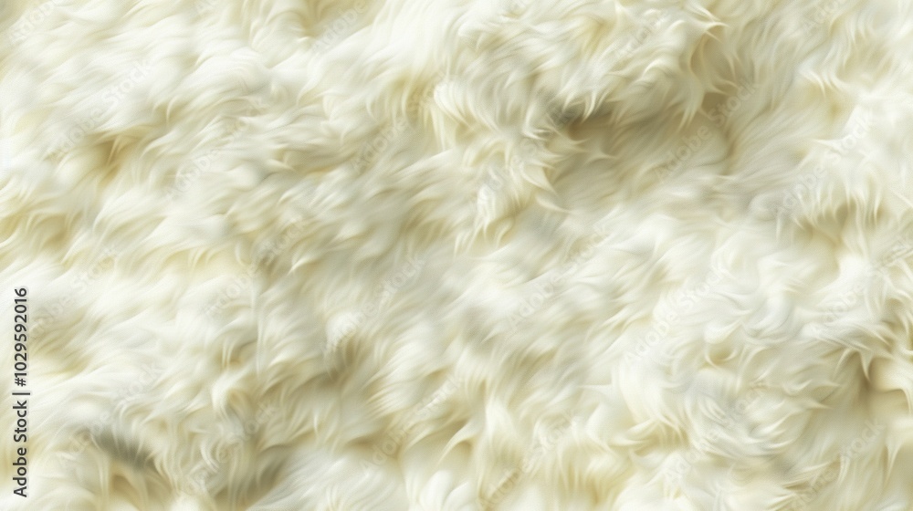 Abstract White Furry Texture with Swirling Patterns Abstract White Furry Texture with Swirling Patterns