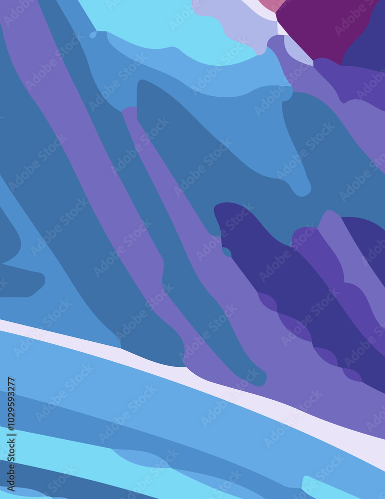 abstract background poster with untidy waves Illustration abstract background poster with untidy waves Illustration