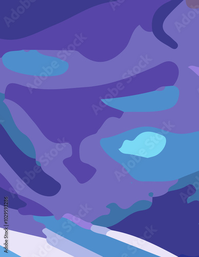 abstract background poster with untidy waves Illustration