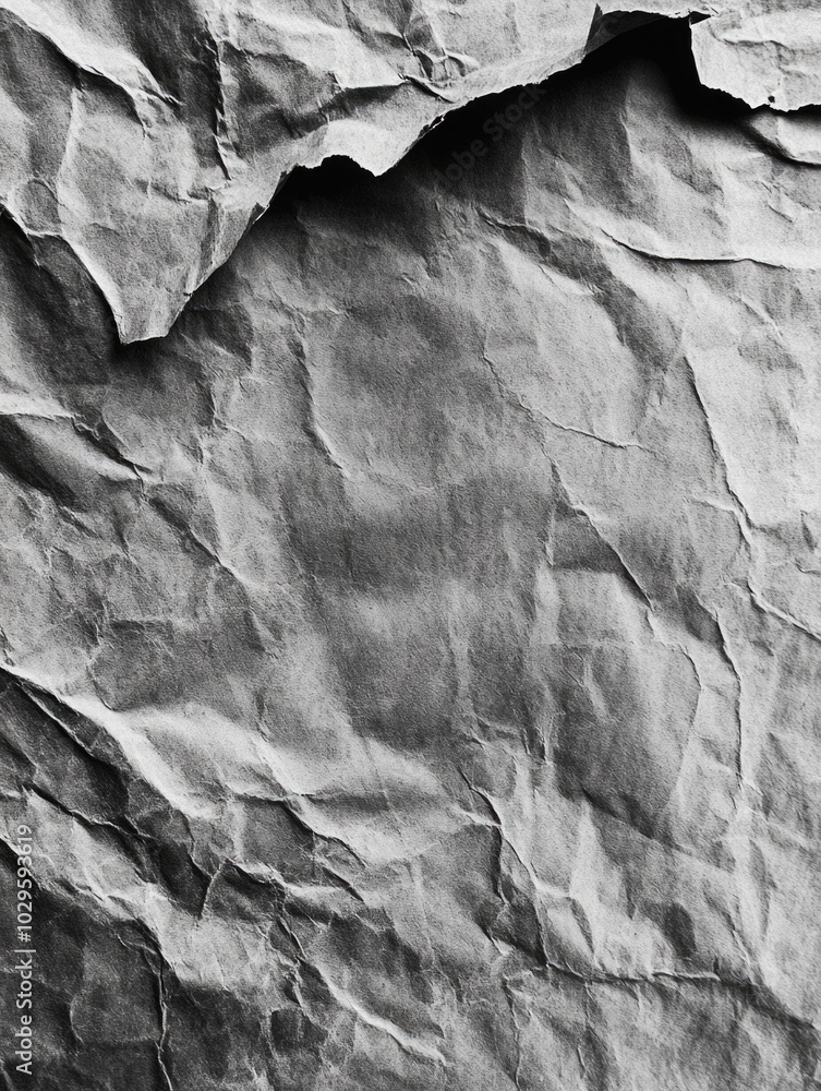 Naklejka premium Rough Textured Paper Crumple