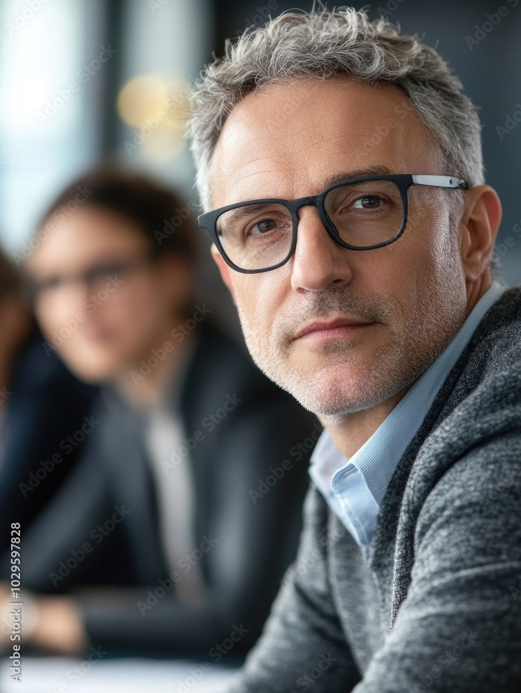Business Professional in Meeting