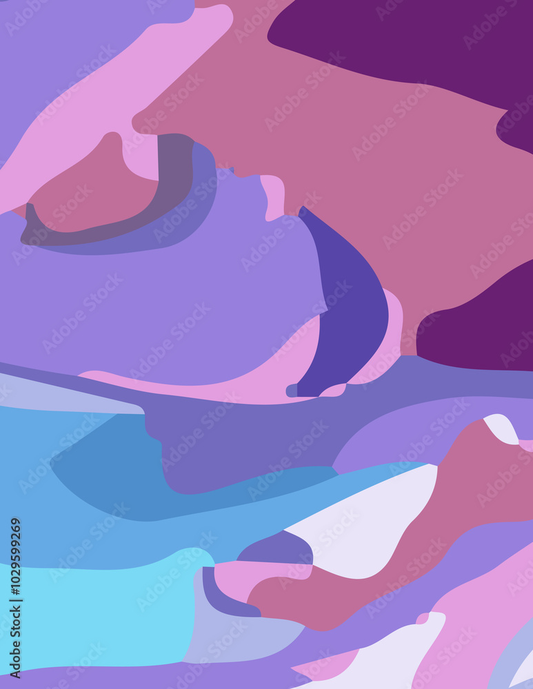 abstract background poster with untidy waves Illustration abstract background poster with untidy waves Illustration