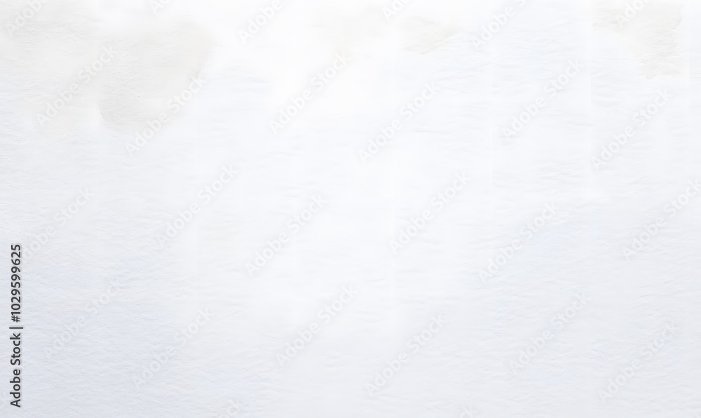 White background of watercolor paper White background of watercolor paper