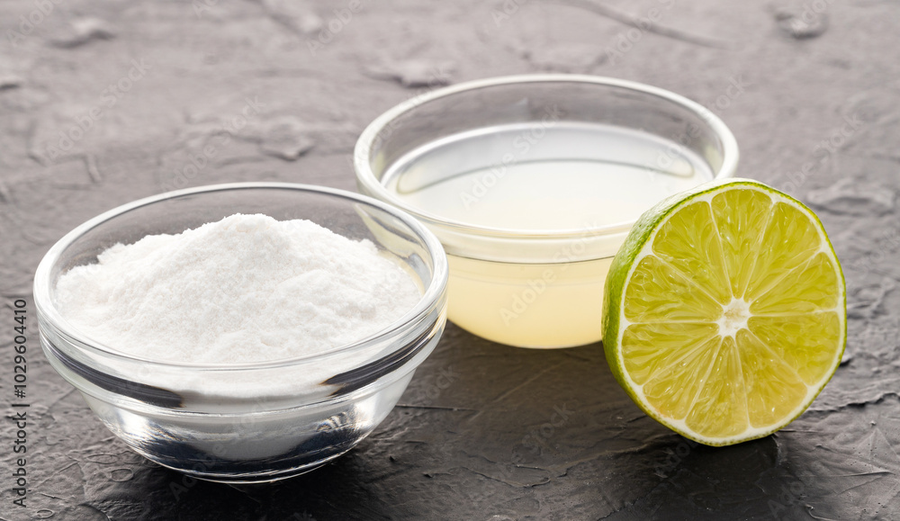 Citrus latifolia - Lemon and lemon juice and baking soda. Citrus latifolia - Lemon and lemon juice and baking soda.