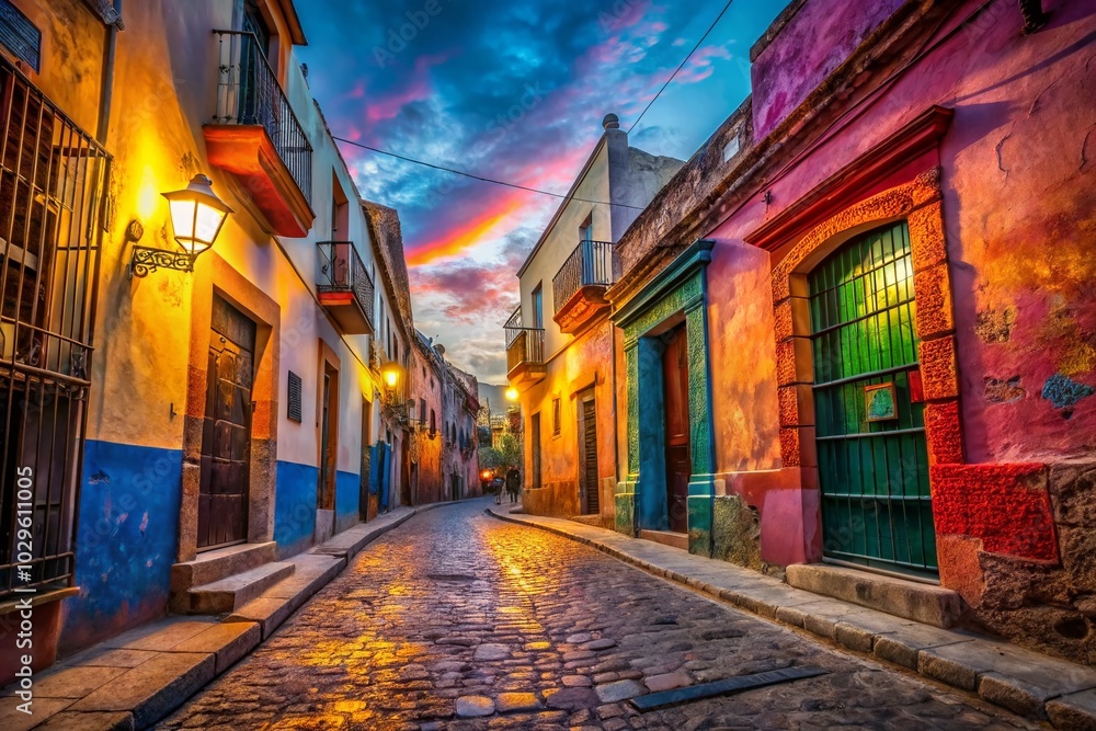 Fototapeta premium Urban Exploration: Discovering Chihuahua's Hidden Gems and Street Art