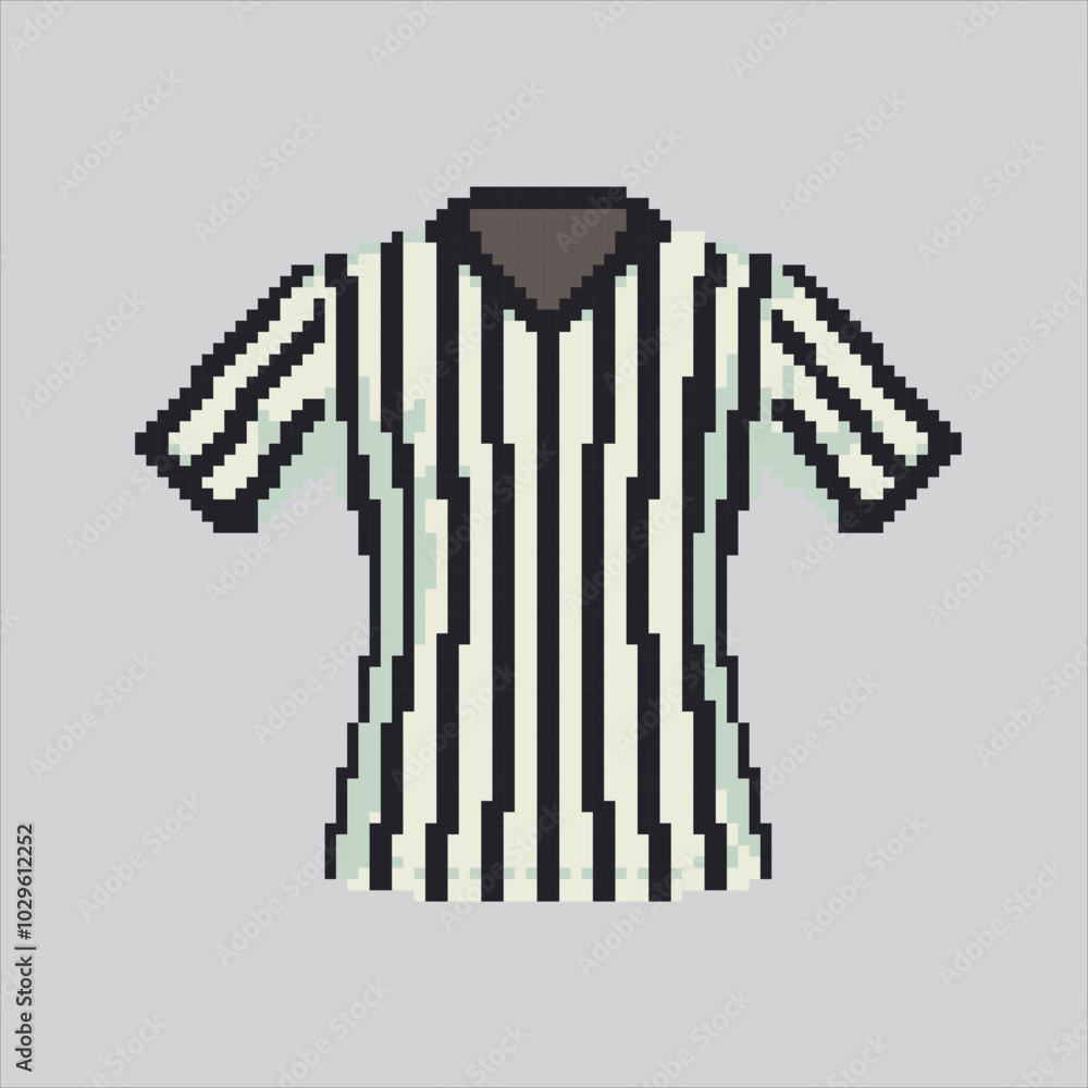 Pixel art illustration Referee Jersey. Pixelated Soccer Referee. Soccer Football Referee Jersey pixelated for the pixel art game and icon for website and video game. old school retro. Pixel art illustration Referee Jersey. Pixelated Soccer Referee. Soccer Football Referee Jersey pixelated for the pixel art game and icon for website and video game. old school retro.
