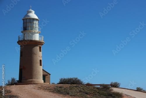 Vlamingh Head Lighthouse near Exmouth, Western Australia.
