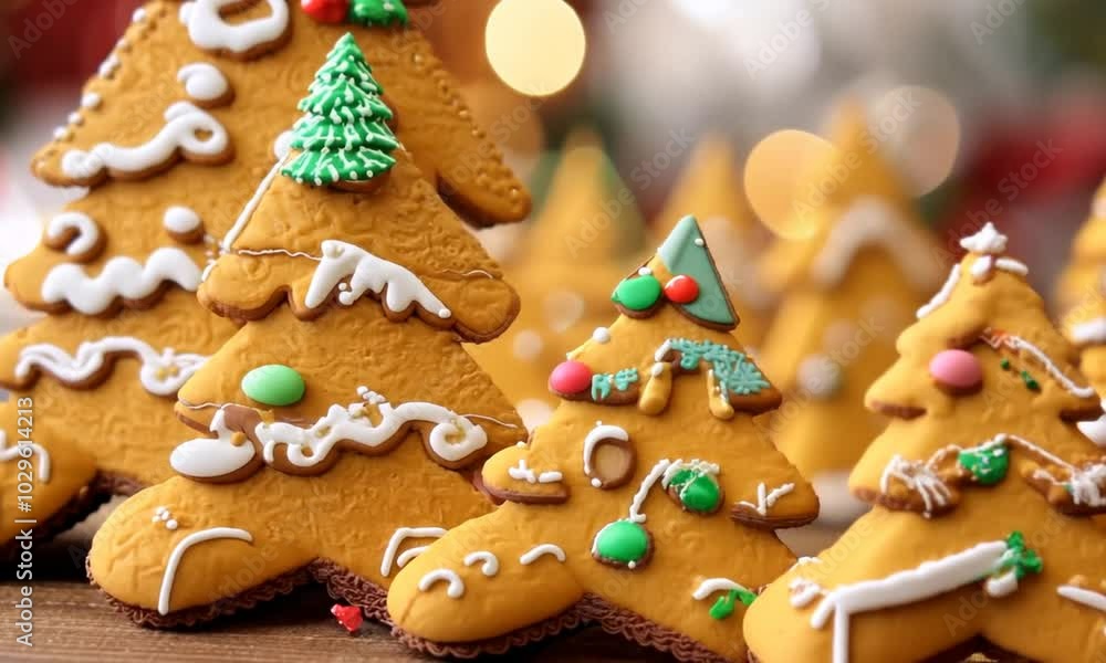 christmas gingerbread cookies and christmas tree christmas gingerbread cookies and christmas tree