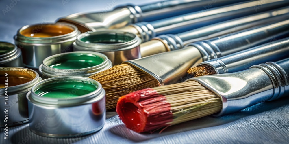 Vibrant Acrylic Paint Tubes and Brush - Creative Hobby Essentials for Artists Vibrant Acrylic Paint Tubes and Brush - Creative Hobby Essentials for Artists