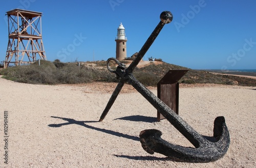 Vlamingh Head Lighthouse near Exmouth, Western Australia.