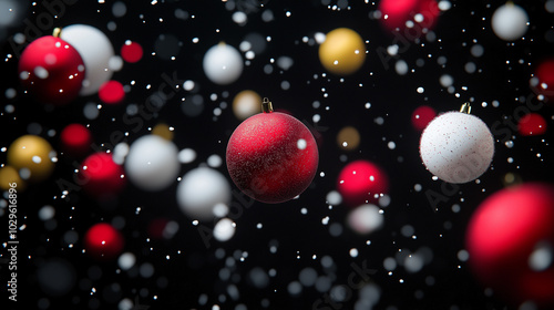 Christmas decoration snowball