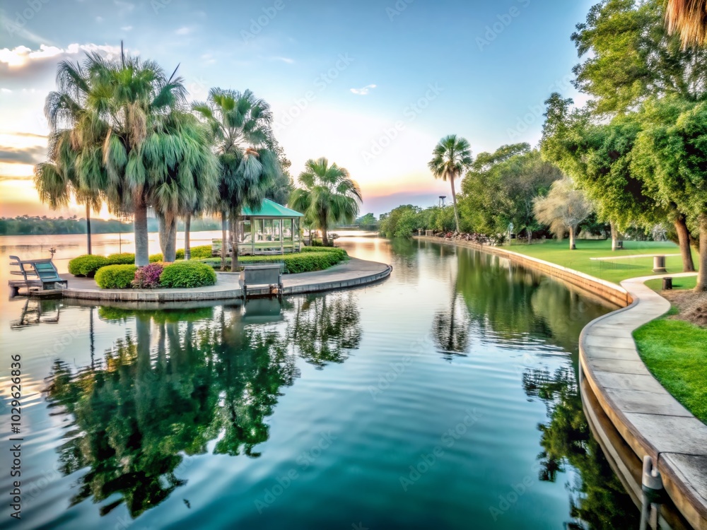 Fototapeta premium Wooton Park Portrait Photography on Lake Dora in Tavares, Florida – Scenic Nature Shots