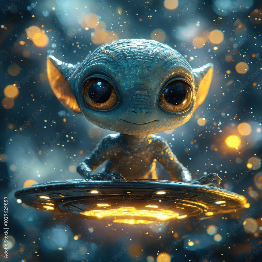 Interstellar Adventure: A Cute Alien's Journey Through the Cosmos Interstellar Adventure: A Cute Alien's Journey Through the Cosmos