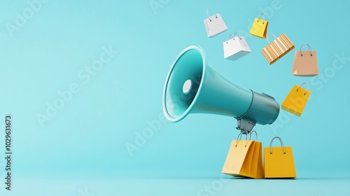 megaphone on a wall