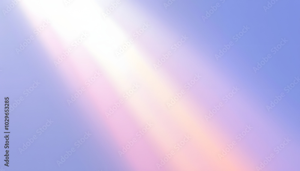 Fototapeta premium Rainbow watercolor background isolated with white highlights, png