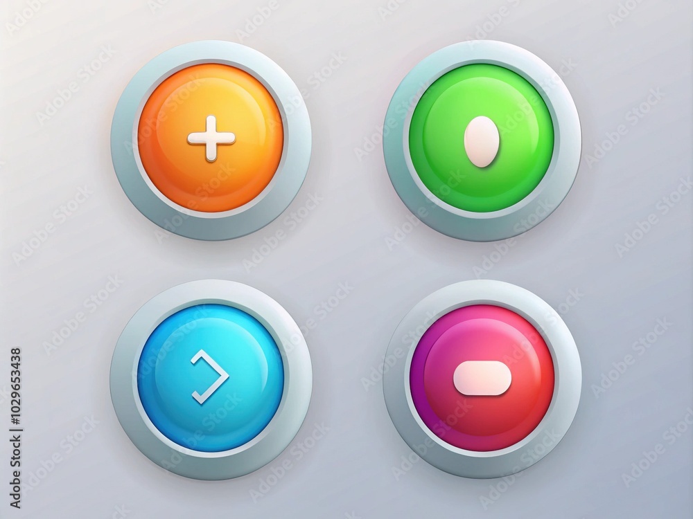 Isolated Flat Sign In Buttons Collection for User Interface Design, Modern UI Elements, Web Development, Mobile App Sign-In, User Experience, Graphic Design, Technology Icons Isolated Flat Sign In Buttons Collection for User Interface Design, Modern UI Elements, Web Development, Mobile App Sign-In, User Experience, Graphic Design, Technology Icons